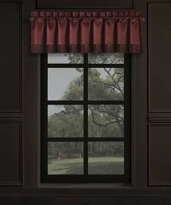 Five Queens Court Chianti Window Straight Valance