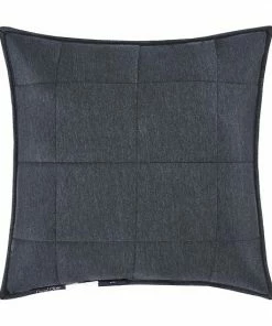 Five Queens Court Patton Square Throw Pillow Blue