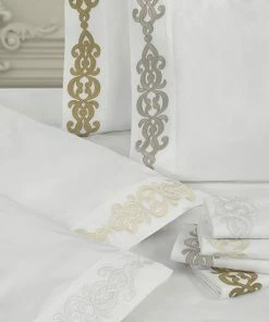 Five Queens Court Isabel Sheet Set Silver 13 Five Queens Court Isabel Sheet Set Silver -J. Queen New York shop unnamed file 77