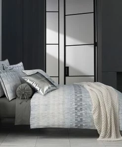 Five Queens Court Fulton Duvet Cover Blue