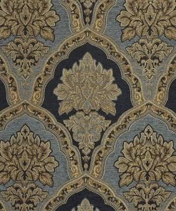 Five Queens Court Bristol Indigo 2-pack Window Curtain Set -J. Queen New York shop unnamed file 86