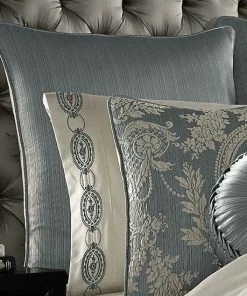 Five Queens Court Nadine Blue Euro Sham -J. Queen New York shop unnamed file 869