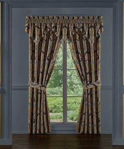 Five Queens Court Bristol Indigo 2-pack Window Curtain Set -J. Queen New York shop unnamed file 87