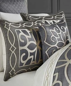 Five Queens Court Darwin Charcoal 4-piece Comforter Set 9 Five Queens Court Darwin Charcoal 4-piece Comforter Set -J. Queen New York shop unnamed file 891