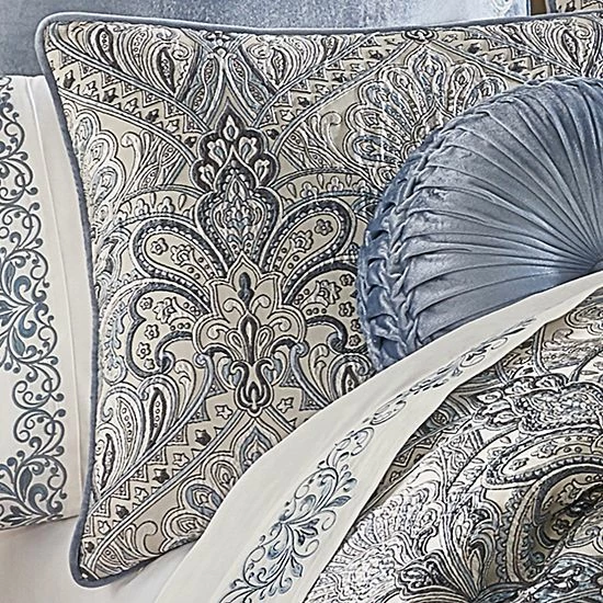 Five Queens Court Alexa Powder Blue 4-piece Comforter Set Five Queens Court Alexa Powder Blue 4-piece Comforter Set -J. Queen New York shop unnamed file 897