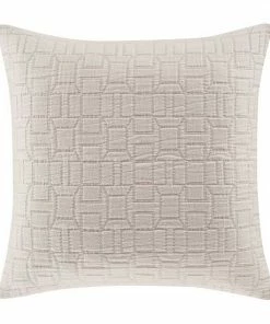 Five Queens Court Sheldon Ecru Euro Sham