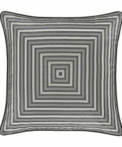 Five Queens Court Silverstone Silver Euro Sham