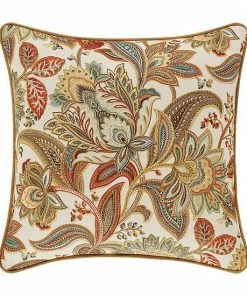 Five Queens Court August Multi Throw Pillow